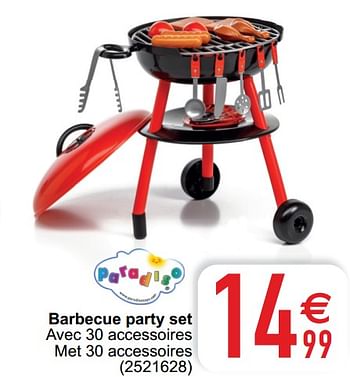Promoties Barbecue party set - Paradiso - Geldig van 05/05/2020 tot 30/06/2020 bij Cora