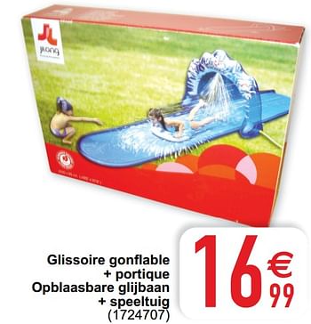 Promoties Glissoire gonflable + portique opblaasbare glijbaan + speeltuig - Jilong - Geldig van 05/05/2020 tot 30/06/2020 bij Cora
