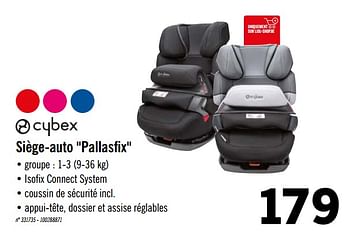 Promotion Lidl Siege Auto Pallasfix Cybex Bebe Et Grossesse Valide Jusqua 4 Promobutler