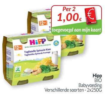 Promoties Hipp bio babyvoeding - Hipp - Geldig van 01/05/2020 tot 31/05/2020 bij Intermarche