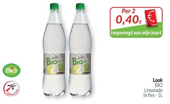 Promoties Look bio limonade - Look - Geldig van 01/05/2020 tot 31/05/2020 bij Intermarche