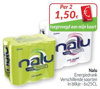 Promoties Nalu energiedrank - Nalu - Geldig van 01/05/2020 tot 31/05/2020 bij Intermarche