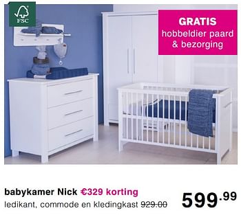 Promoties Babykamer nick - Huismerk - Baby & Tiener Megastore - Geldig van 03/05/2020 tot 09/05/2020 bij Baby & Tiener Megastore