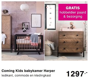 Promoties Coming kids babykamer harper - Coming Kids - Geldig van 03/05/2020 tot 09/05/2020 bij Baby & Tiener Megastore
