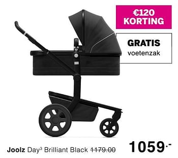 Promoties Joolz day3 brilliant black - Joolz - Geldig van 03/05/2020 tot 09/05/2020 bij Baby & Tiener Megastore