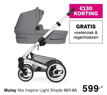 Promoties Mutsy nio inspire light shade - Mutsy - Geldig van 03/05/2020 tot 09/05/2020 bij Baby & Tiener Megastore