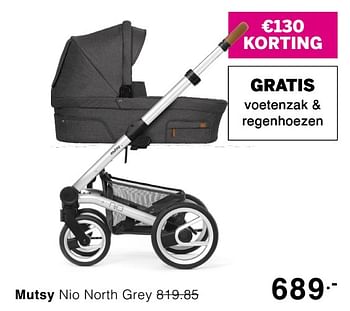 Promoties Mutsy nio north grey - Mutsy - Geldig van 03/05/2020 tot 09/05/2020 bij Baby & Tiener Megastore