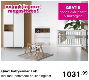 Promoties Quax babykamer loft - Quax - Geldig van 03/05/2020 tot 09/05/2020 bij Baby & Tiener Megastore