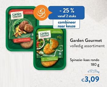 Promoties Garden gourmet spinazie-kaas rondo - Garden Gourmet - Geldig van 06/05/2020 tot 19/05/2020 bij OKay