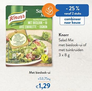 Promoties Knorr met bieslook-ui - Knorr - Geldig van 06/05/2020 tot 19/05/2020 bij OKay