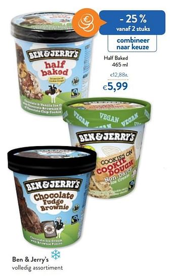 Promoties Ben + jerry`s half baked - Ben&Jerry's - Geldig van 06/05/2020 tot 19/05/2020 bij OKay