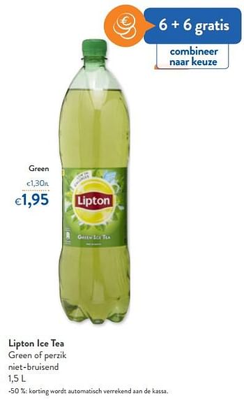Promotions Lipton ice tea green - Lipton - Valide de 06/05/2020 à 19/05/2020 chez OKay