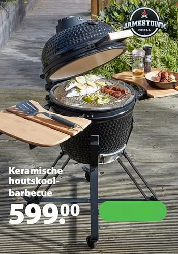 Promoties Keramische houtskoolbarbecue - Huismerk - Gamma - Geldig van 18/03/2020 tot 30/06/2020 bij Gamma