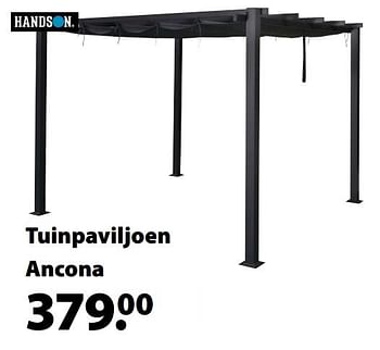 Promoties Tuinpaviljoen ancona - Handson - Geldig van 18/03/2020 tot 30/06/2020 bij Gamma