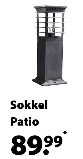 Promoties Sokkel patio - Huismerk - Gamma - Geldig van 18/03/2020 tot 30/06/2020 bij Gamma
