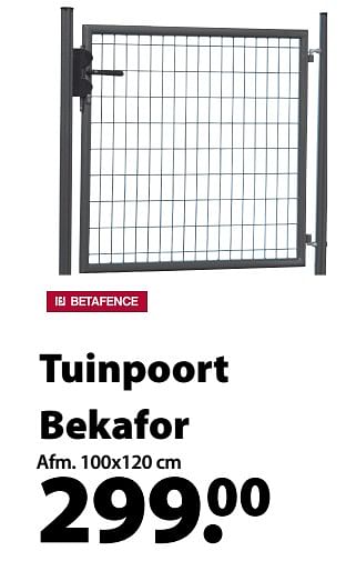 Promoties Tuinpoort bekafor - Betafence - Geldig van 18/03/2020 tot 30/06/2020 bij Gamma