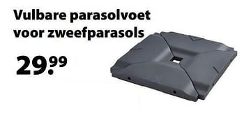 Promoties Vulbare parasolvoet voor zweefparasols - Huismerk - Gamma - Geldig van 18/03/2020 tot 30/06/2020 bij Gamma