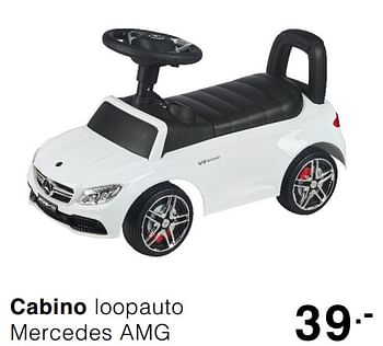 Promoties Cabino loopauto mercedes amg - Cabino - Geldig van 03/05/2020 tot 09/05/2020 bij Baby & Tiener Megastore