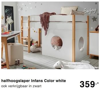 Promoties Halfhoogslaper infans color white - Huismerk - Baby & Tiener Megastore - Geldig van 03/05/2020 tot 09/05/2020 bij Baby & Tiener Megastore