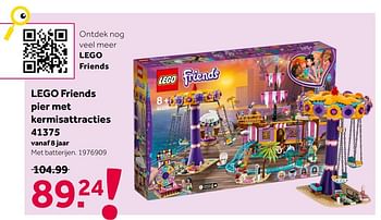 Promoties Lego friends pier met kermisattracties 41375 - Lego - Geldig van 02/05/2020 tot 17/05/2020 bij Intertoys