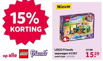 Promoties Lego friends sapwagen 41397 - Lego - Geldig van 02/05/2020 tot 17/05/2020 bij Intertoys