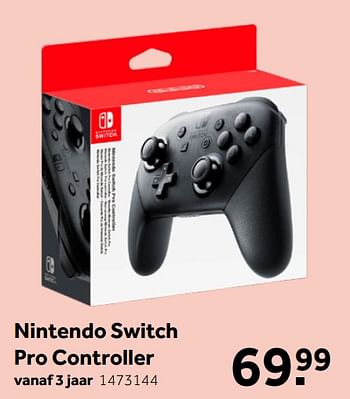 Promoties Nintendo switch pro controller - Nintendo - Geldig van 02/05/2020 tot 17/05/2020 bij Intertoys