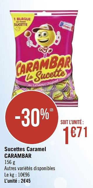 Bonbons rosa'gogo Carambar - Intermarché