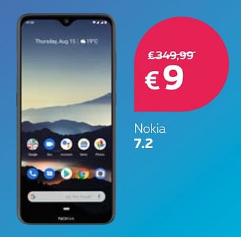 Promotions Nokia 7.2 - Nokia - Valide de 04/05/2020 à 19/05/2020 chez Proximus