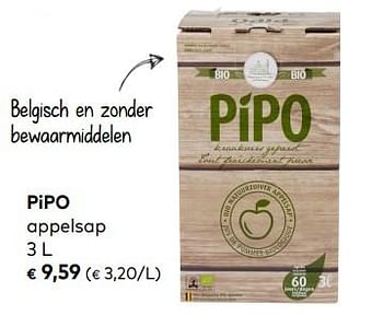 Promoties Pipo appelsap - Pipo - Geldig van 06/05/2020 tot 02/06/2020 bij Bioplanet