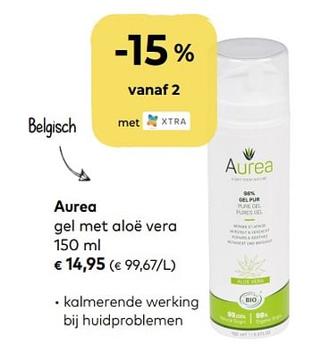 Promoties Aurea gel met aloë vera - Aurea - Geldig van 06/05/2020 tot 02/06/2020 bij Bioplanet