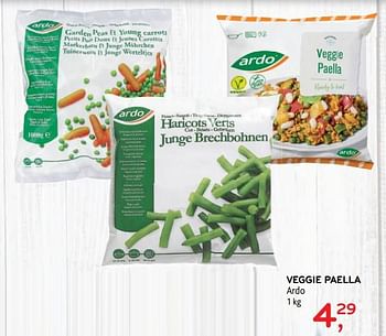 Promoties Veggie paella ardo - Ardo - Geldig van 20/05/2020 tot 02/06/2020 bij Alvo