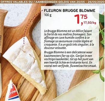 Promotions Fleuron brugge blomme - Brugge - Valide de 20/05/2020 à 26/05/2020 chez Alvo