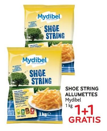 Promotions Shoe string allumettes mydibel 1+1 gratis - Mydibel - Valide de 20/05/2020 à 02/06/2020 chez Alvo