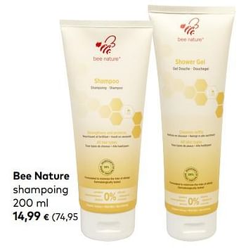 Promoties Bee nature shampoing - Bee Nature - Geldig van 06/05/2020 tot 02/06/2020 bij Bioplanet