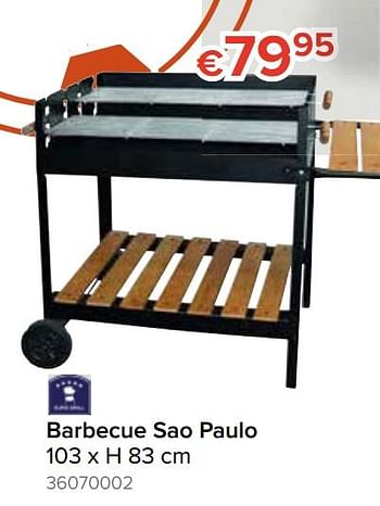 Promotions Barbecue sao paulo - Produit Maison - Euroshop - Valide de 18/05/2020 à 14/06/2020 chez Euro Shop