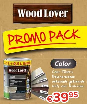 Promoties Color - Woodlover - Geldig van 18/05/2020 tot 14/06/2020 bij Euro Shop