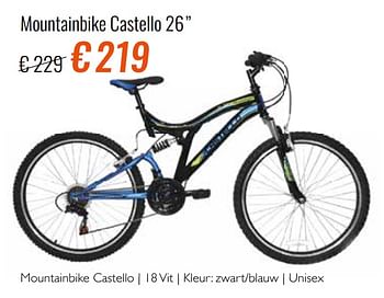 Promotions Mountainbike castello 26 - Castello - Valide de 18/05/2020 à 14/06/2020 chez Euro Shop