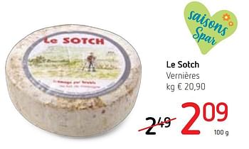 Promotions Le sotch vernières - Produit Maison - Spar Retail - Valide de 21/05/2020 à 03/06/2020 chez Spar (Colruytgroup)