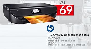 Promotions Hp envy 5020 all-in-one imprimante hpenvy5020 - HP - Valide de 07/05/2020 à 30/06/2020 chez Selexion