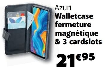 Promotions Azuri walletcase fermeture magnétique + 3 cardslots - Azuri - Valide de 11/05/2020 à 25/05/2020 chez Base