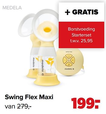 Promoties Swing flex maxi - Medela - Geldig van 11/05/2020 tot 01/06/2020 bij Baby-Dump