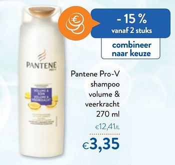Promoties Pantene pro-v shampoo volume + veerkracht - Pantene - Geldig van 20/05/2020 tot 02/06/2020 bij OKay