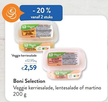Promoties Boni selection veggie kerriesalade - Boni - Geldig van 20/05/2020 tot 02/06/2020 bij OKay