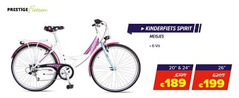Promoties Kinderfiets spirit - Prestige - Geldig van 22/05/2020 tot 14/06/2020 bij Euro Shop