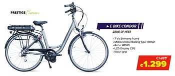 Promoties Prestige e-bike condor - Prestige - Geldig van 22/05/2020 tot 14/06/2020 bij Euro Shop