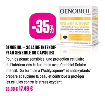 Promotions Oenobiol - Oenobiol - Valide de 25/05/2020 à 27/09/2020 chez Medi-Market