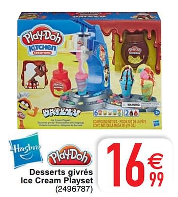 Promotions Desserts givrés ice cream playset - Play-Doh - Valide de 19/05/2020 à 30/05/2020 chez Cora