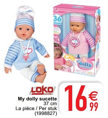Promoties My dolly sucette - Loko toys - Geldig van 19/05/2020 tot 30/05/2020 bij Cora