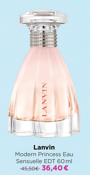 Promoties Lanvin modern princess eau sensuelle edt - Lanvin - Geldig van 11/05/2020 tot 31/05/2020 bij ICI PARIS XL