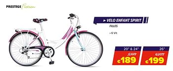 Promotions Velo enfant spirit - Prestige - Valide de 22/05/2020 à 14/06/2020 chez Euro Shop
